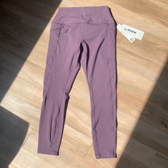 RBX Pants - RBX ankle legging w cell phone pocket wicking & flexibility size S